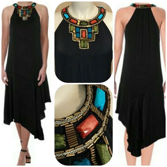 Laundry ByShelli Segal Party Beaded Cocktail Dres - Picture 3 of 8